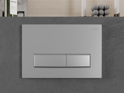 Mexen Fenix 09 splachovacie tlačidlo, matný chróm - 600902