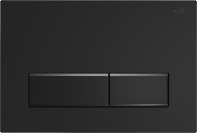 Mexen Fenix 09 splachovací tlačidlo, čierny matný - 600903