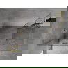 Mexen Mist-H L Duo sprchová kabína, otváracia 100 x 75 cm, transparentná, zlatá kartáčovaná - 8A5L-100L-075P-55-00
