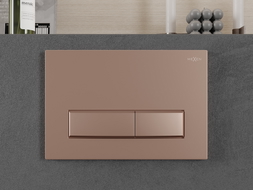 Mexen Fenix 09 splachovacie tlačidlo, ružové zlato - 600905