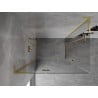 Mexen Mist-H L Duo sprchový kút ľavý 120 x 80 cm, transparentný, zlatý kartáčovaný - 8A5L-120L-080P-55-00