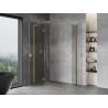 Mexen Mist-H L Duo sprchová kabína otočná ľavá 115 x 105 cm, transparentná, zlatá brúsená - 8A5L-115L-105P-55-00