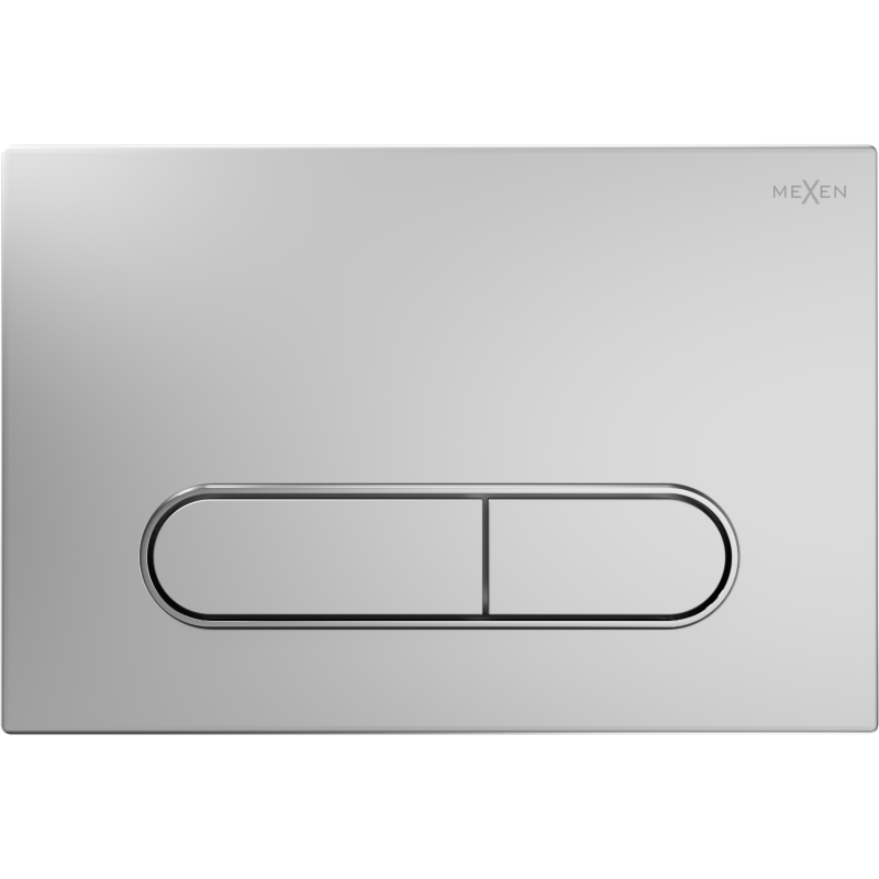 Mexen Fenix 11 splachovací tlačidlo, chróm matný - 601102