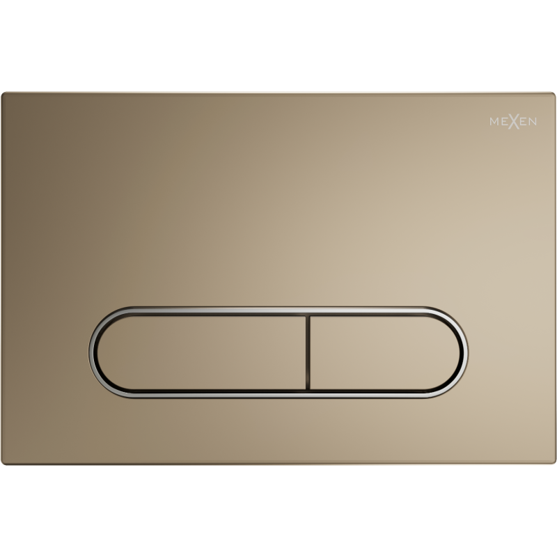 Mexen Fenix 11 splachovací tlačidlo, zlatá šampanská - 601104