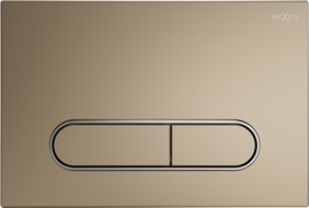 Mexen Fenix 11 splachovací tlačidlo, zlatá šampanská - 601104