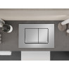 Mexen Fenix 10 XS splachovacie tlačidlo, matný chróm - 601002