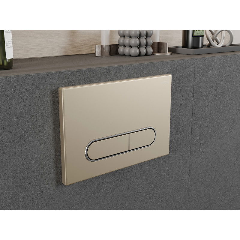 Mexen Fenix 11 splachovací tlačidlo, zlatá šampanská - 601104