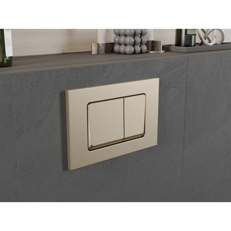 Mexen Fenix 10 XS splachovací tlačidlo, zlatá šampanská - 601004