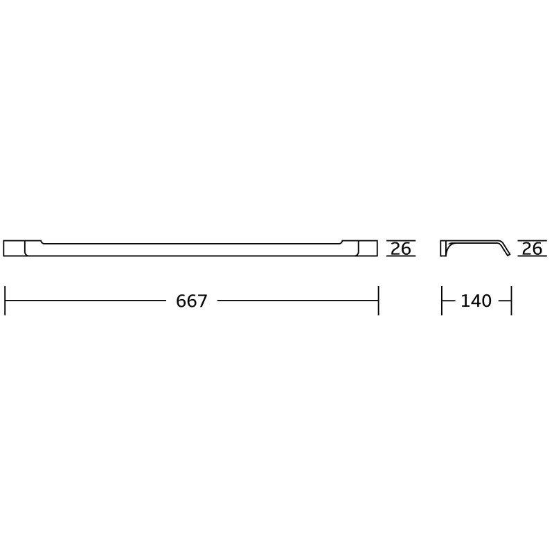 Mexen Rino dvojitý vešiak na uterák, zlatý - 7027025-50
