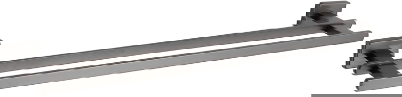 Mexen Arno dvojitý vešiak na uteráky, brúsená sivá farba - 7020725-66