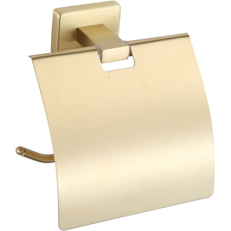 Mexen Arno držiak na toaletný papier, zlatý matný - 7020733-55