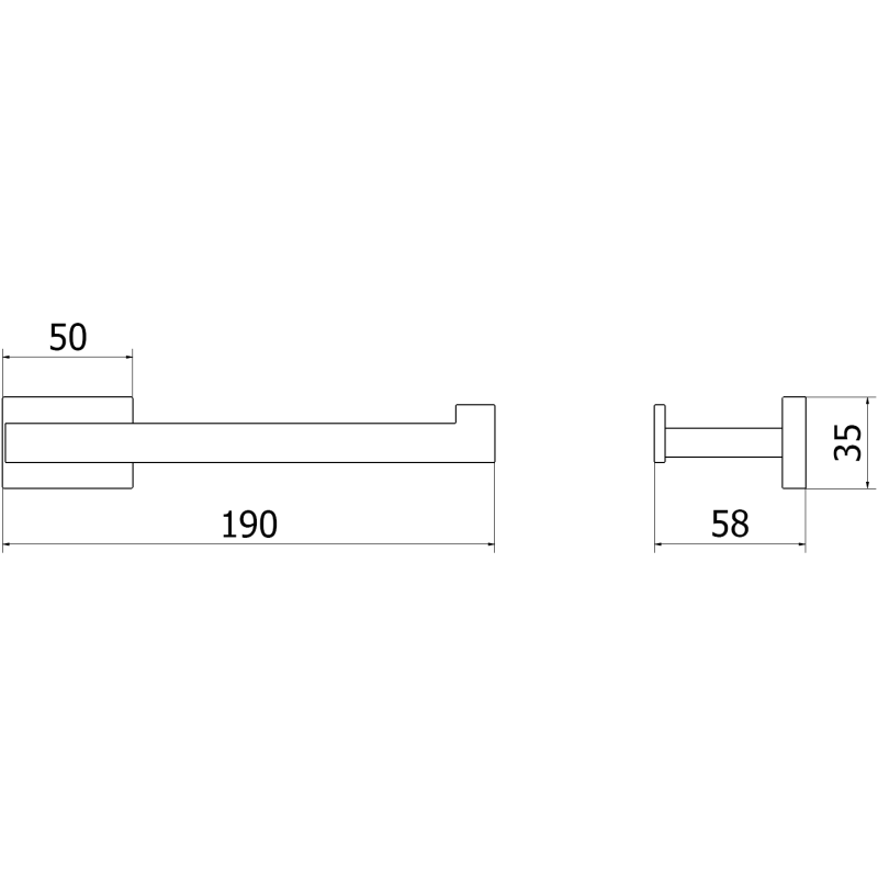 Mexen Arno držiak na toaletný papier, ružové zlato - 70207333-60