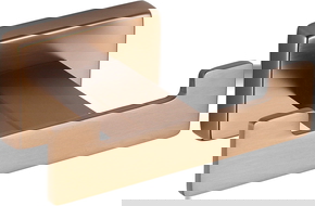 Mexen Arno dvojitý háčik na uteráky, brúsená meď - 7020735-65