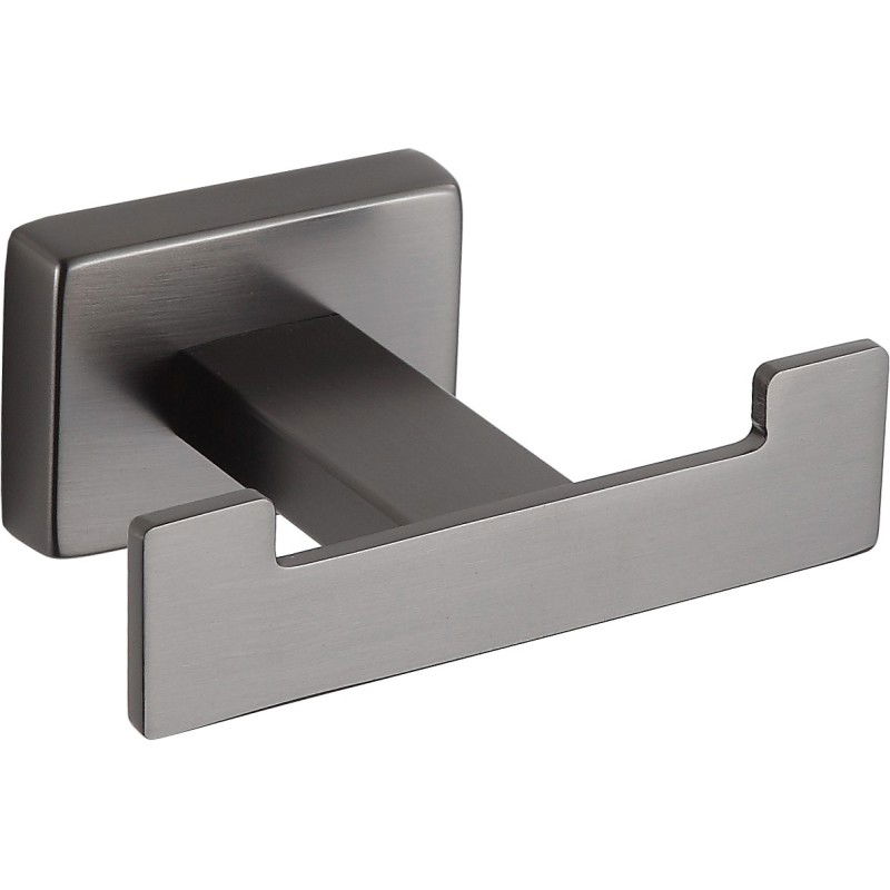 Mexen Arno dvojitý háčik na uterák, kartáčovaná gun gray - 7020735-66