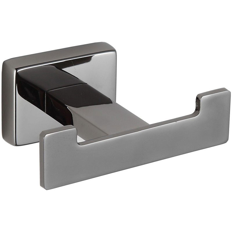 Mexen Arno dvojitý háčik na uterák, čierny chróm - 7020735-73