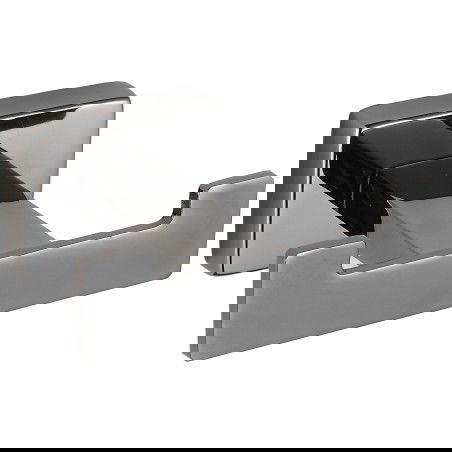 Mexen Arno dvojitý háčik na uterák, čierny chróm - 7020735-73