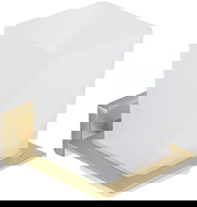 Mexen Arno pohár na zubné kefky, zlatý kartáčovaný - 7020738-55