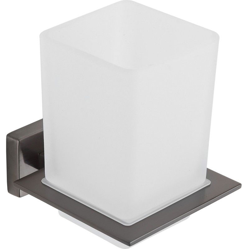 Mexen Arno pohár na zubné kefky, gun gray kartáčovaný - 7020738-66