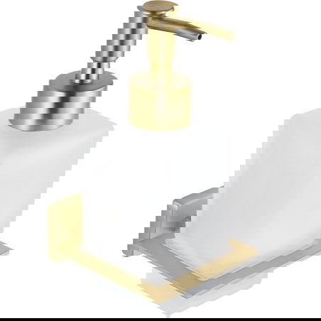 Mexen Arno dávkovač mydla, zlatý kartáčovaný - 70207388-55