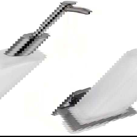 Mexen Arno dávkovač mydla, black chrome - 70207388-73