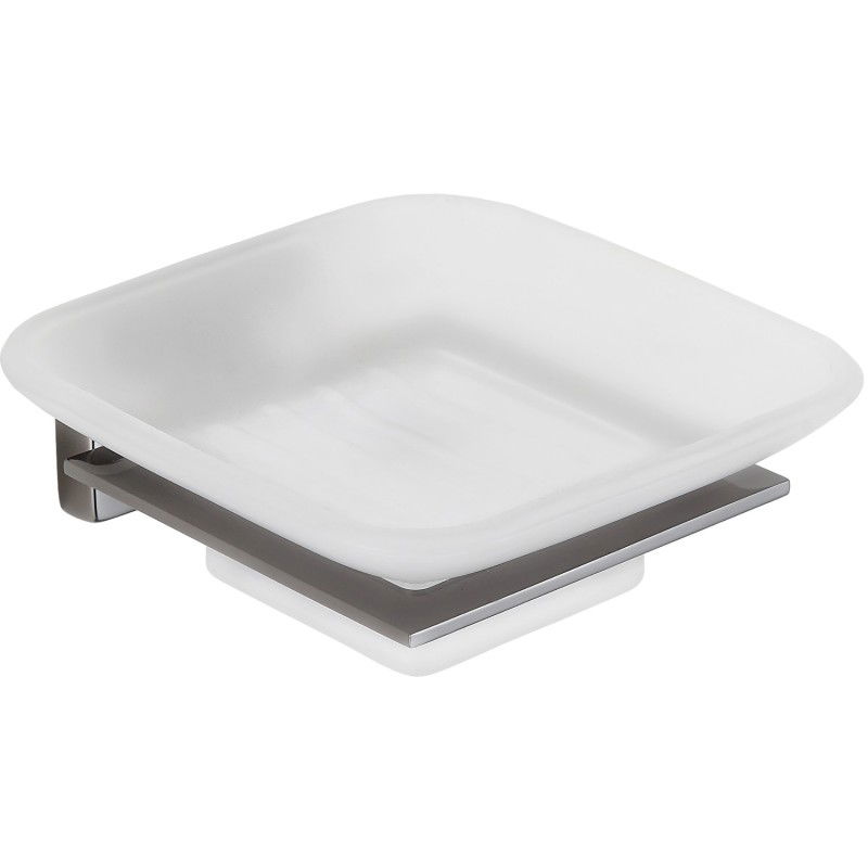 Mexen Arno mydelnička, čierny chróm - 7020739-73