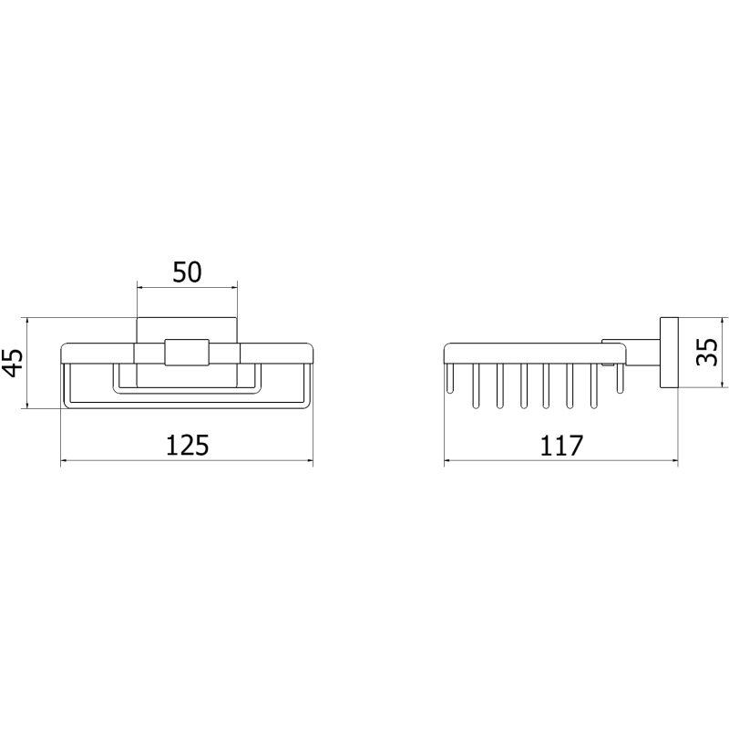 Mexen Arno mydelnička, zlatá - 7020751-50
