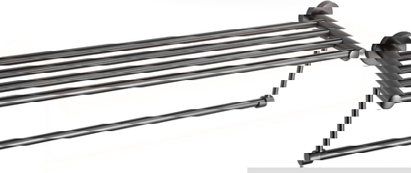 Mexen Remo polica na uterák, brúsená strieborno-sivá - 7050720-66