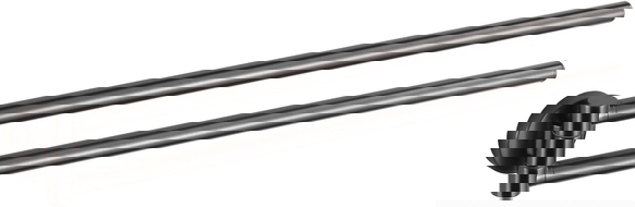 Mexen Remo dvojitý otočný držiak na uteráky, kartáčovaná gun gray - 70507255-66