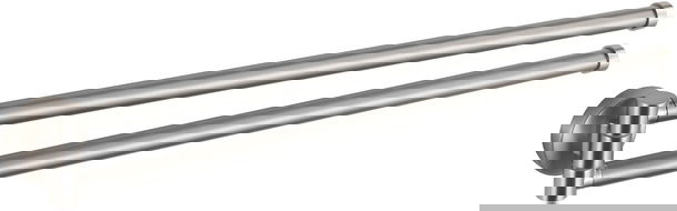 Mexen Remo dvojitý otočný vešiak na uteráky, matný nikel - 70507255-97