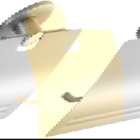 Mexen Remo držiak na toaletný papier, zlatý kartáčovaný - 7050733-55