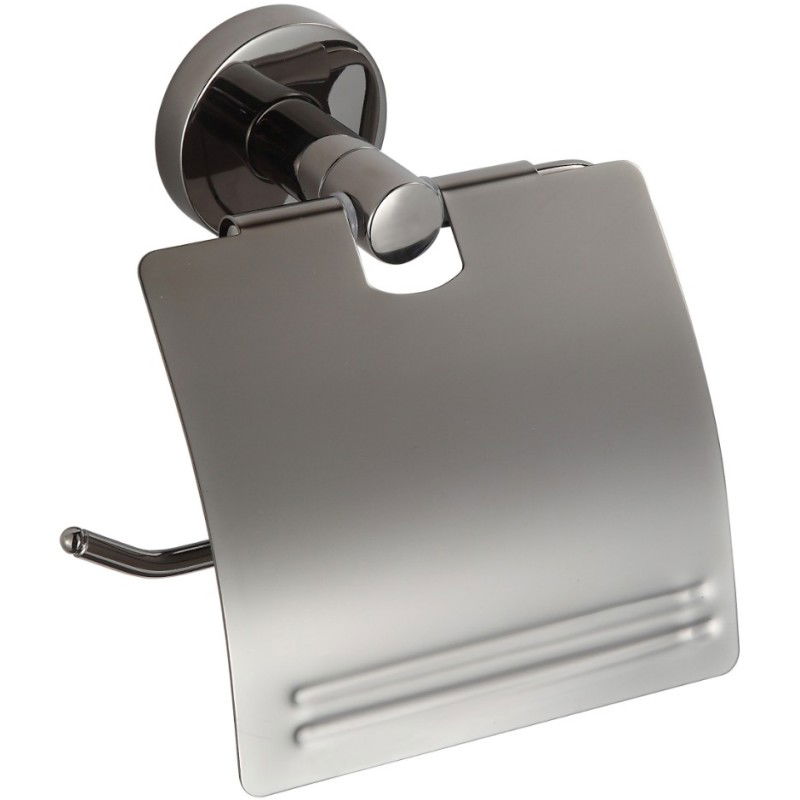 Mexen Remo držiak na toaletný papier, čierny chróm - 7050733-73