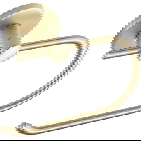 Mexen Remo držiak na toaletný papier, zlatý kartáčovaný - 70507333-55