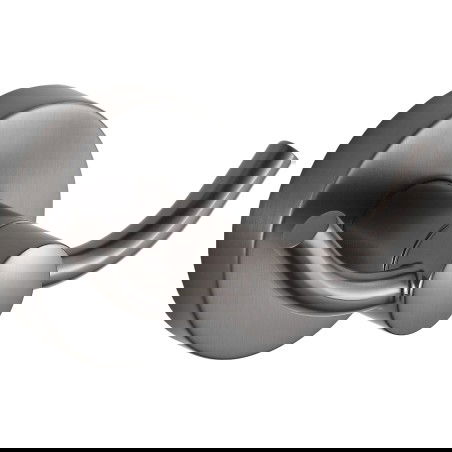 Mexen Remo dvojitý háčik na uterák, kartáčovaný gun gray - 70507352-66