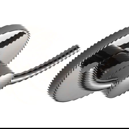 Mexen Remo dvojitý háčik na uteráky, čierny chróm - 70507352-73