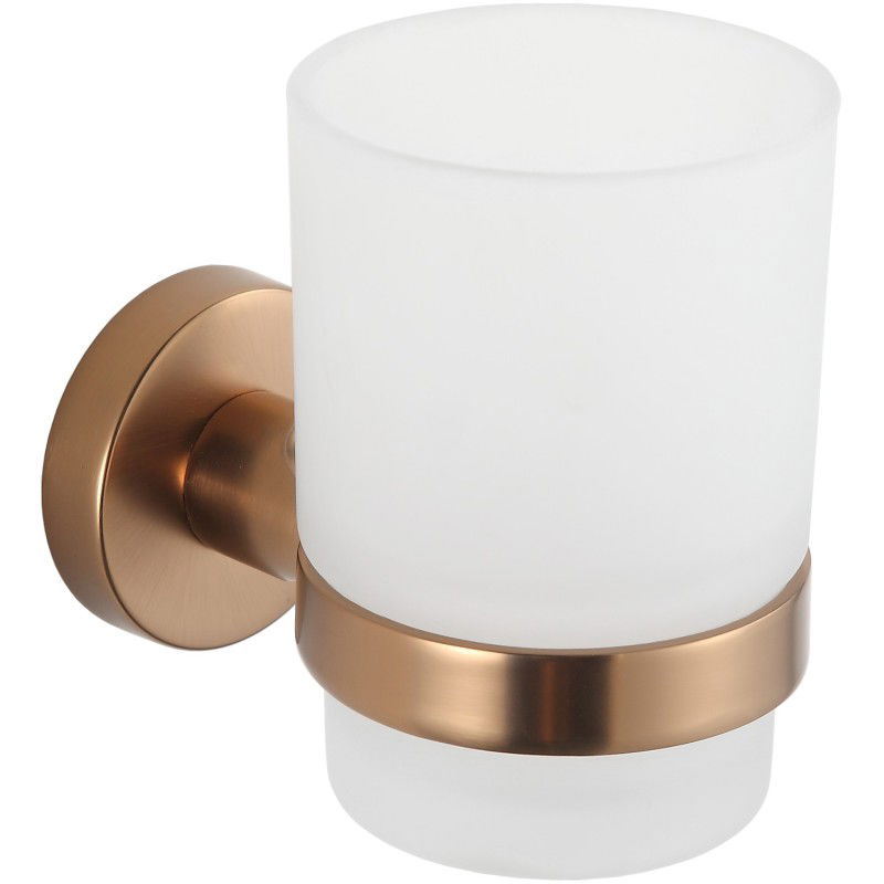 Mexen Remo pohár na zubné kefky, brúsená meď - 7050738-65