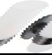 Mexen Remo pohár na zubné kefky, kartáčovaná gun gray - 7050738-66