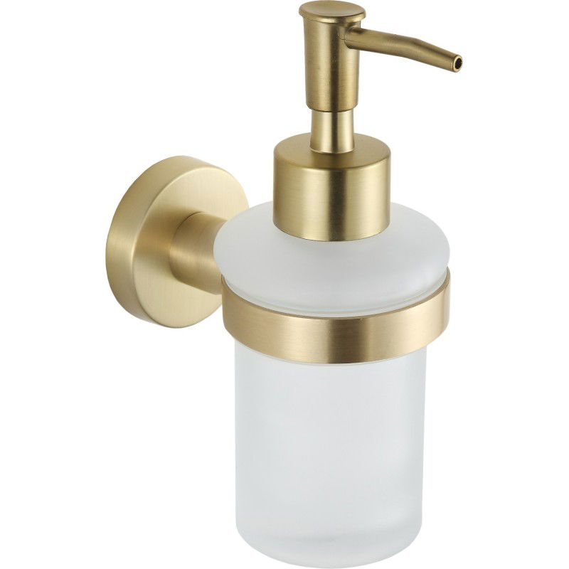 Mexen Remo dávkovač mydla, zlatý kartáčovaný - 70507388-55