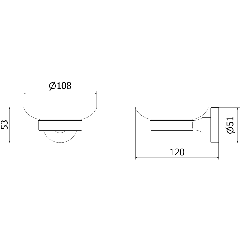 Mexen Remo mydelnička, čierna - 7050739-70