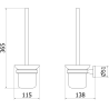 Mexen Remo WC kefa, biela - 7050750-20