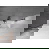 Mexen Velar vaňová zástena, 2-krídlová posuvná, 100 x 150 cm, transparentná, gun metal - 896-100-000-01-95