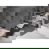 Mexen Velar vanová zástena 2-krídlová posuvná 70 x 150 cm, transparentná, gun metal - 896-070-000-01-95