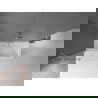 Mexen Velar dvojkrídlový vaňový paraván, posuvný, 110 x 150 cm, transparentný, brúsený nikel - 896-110-000-01-97
