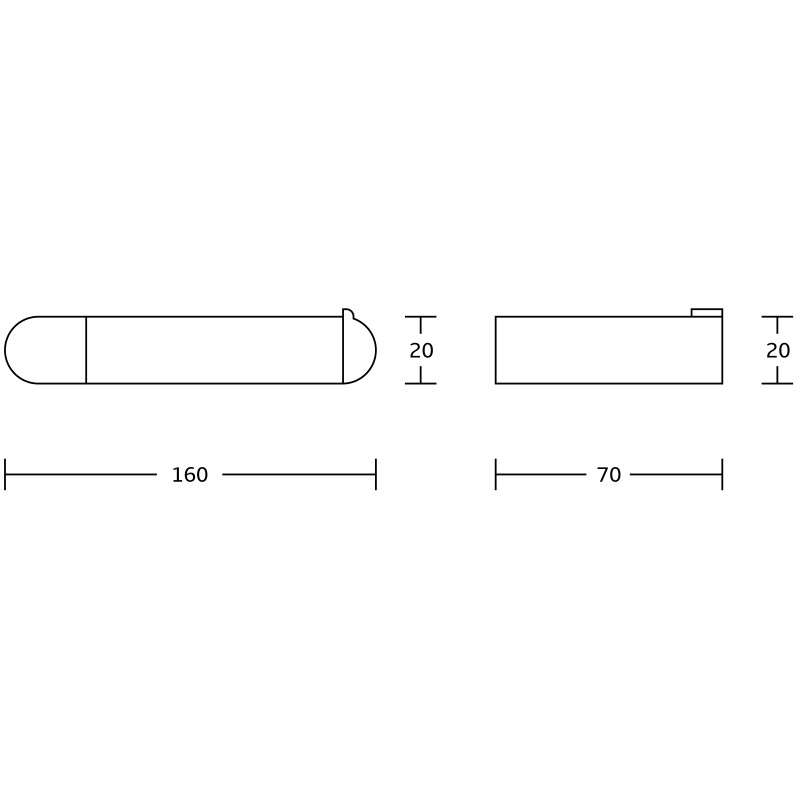 Mexen Adox držiak na toaletný papier, chróm - 7018233-00