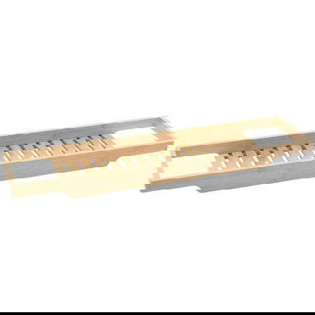 Mexen Bamboo polica na vaňu 80 cm, prírodný bambus - 701080-00
