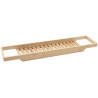 Mexen Bamboo polička na vaňu 80 cm, prírodný bambus - 701080-00
