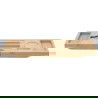Mexen Bamboo polica na vaňu 70-105 cm, bambus natural - 701170-00