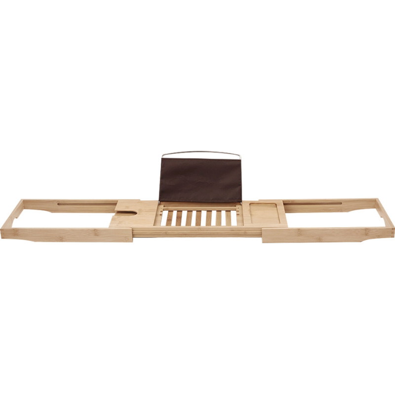 Mexen Bamboo polica na vaňu 70-100 cm, prírodný bambus - 701270-00
