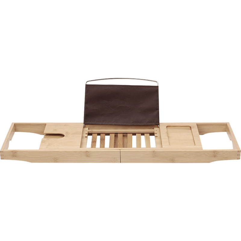 Mexen Bamboo polica na vaňu 70-100 cm, prírodný bambus - 701270-00
