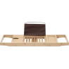 Mexen Bamboo polica na vaňu 70-100 cm, prírodný bambus - 701270-00