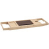 Mexen Bamboo polica na vaňu 70-100 cm, prírodný bambus - 701270-00